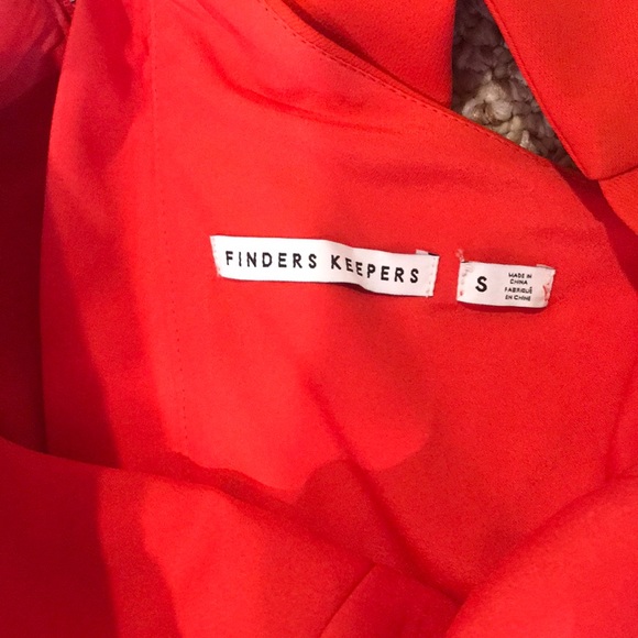 Finders Keepers Red Romper - Picture 2 of 7